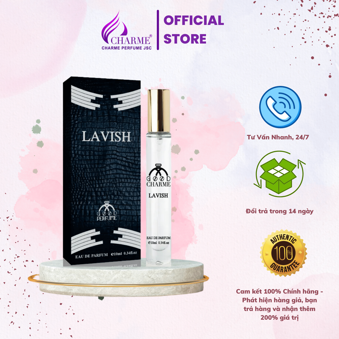 Nước Hoa Nam Good Charme Lavish 10ml
