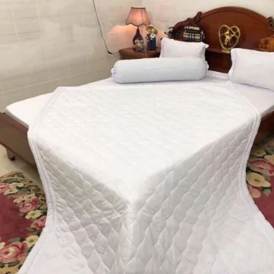 [HCM]Chăn mền cotton trắng trơn cho khách sạn ( size: 1m8/2m2 x 2m )