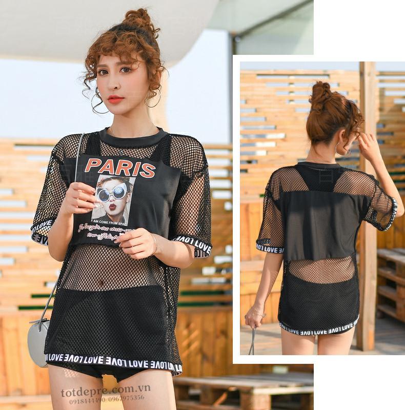 Nơi bán Bộ Bơi Kèm Áo Lưới Dáng Thể Thao