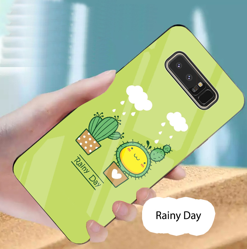 Ốp SAMSUNG NOTE 8 mặt kính gương bóng