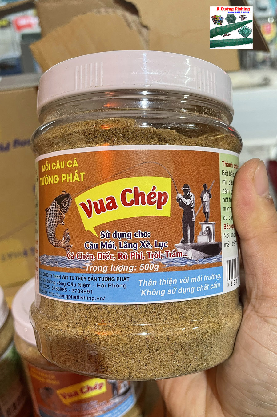 Mồi câu cá chép, diếc, rô phi, trôi, trắm...siêu nhạy