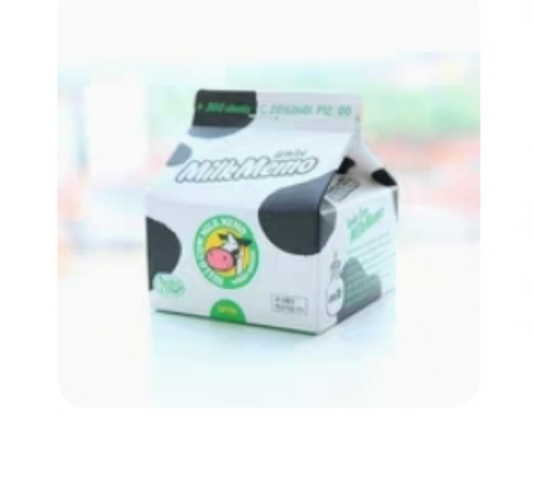 Giay note hình hộp sữa/ hộp trà (200 tờ)