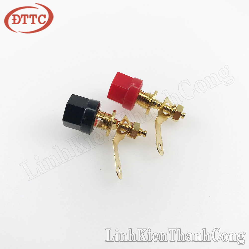 Cặp cọc loa đỏ đen