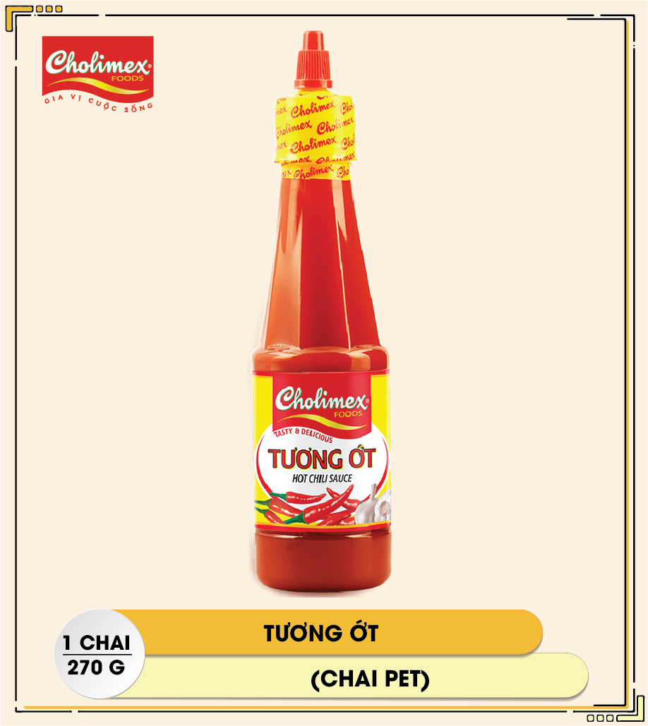 Tương ớt pet 270g