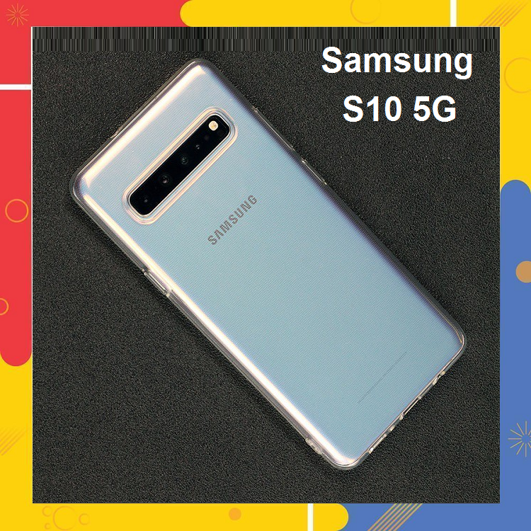 Ốp lưng dẻo trong suốt silicon cho Samsung S10 5G