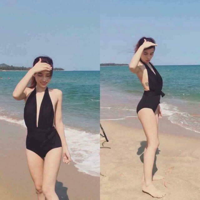 Bikini 1 mảnh hở lưng bk06