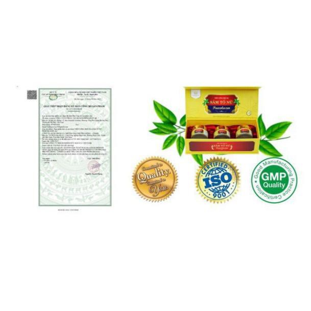 [Rẻ vô địch] [Chính hãng] (hộp 3 lọ) Sâm tố nữ Tem điện tử hàng chuẩn công ty