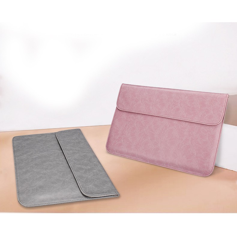 [HCM]Túi chống sốc bảo vệ laptop da PU