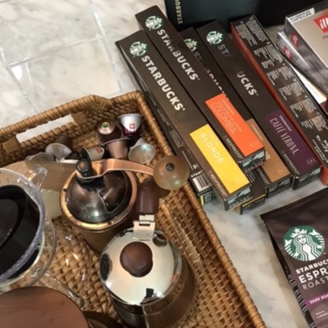 [Starbucks][Sẵn 10 vị ] Viên nén cà phê Starbucks Nespresso illy