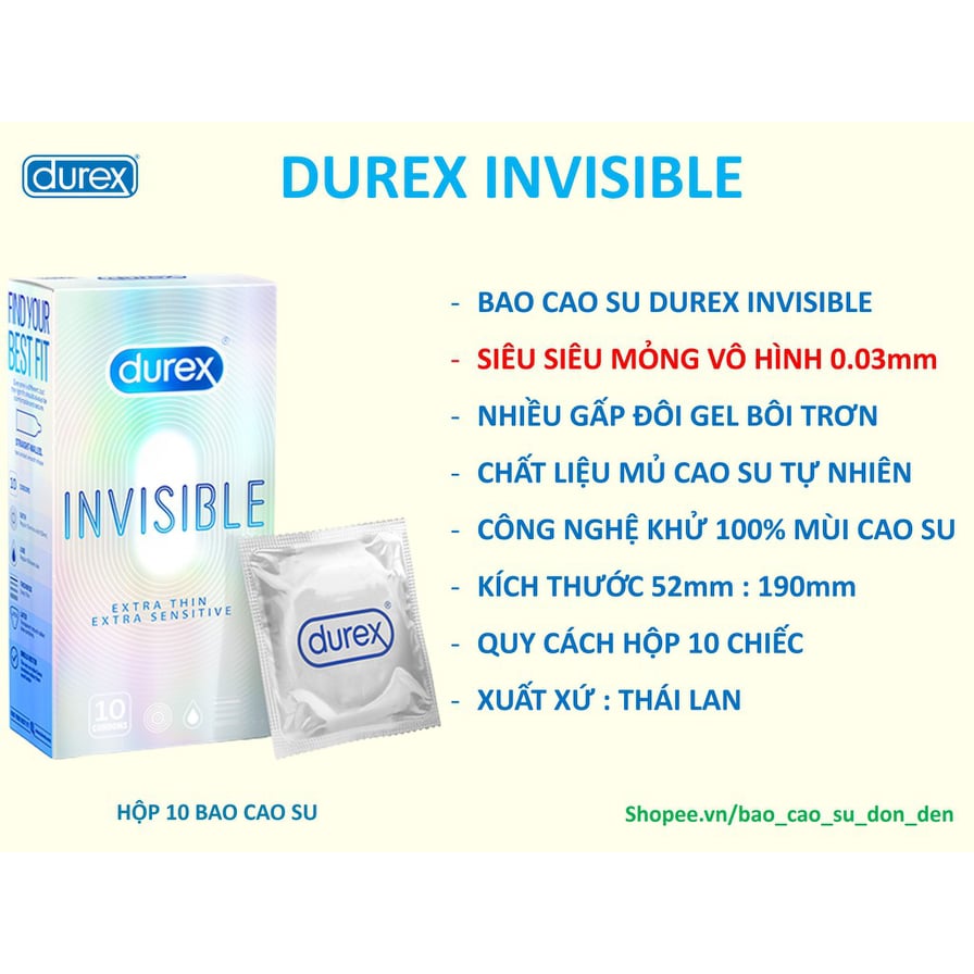 BỘ 5 HỘP BCS DUREX 58 BCS