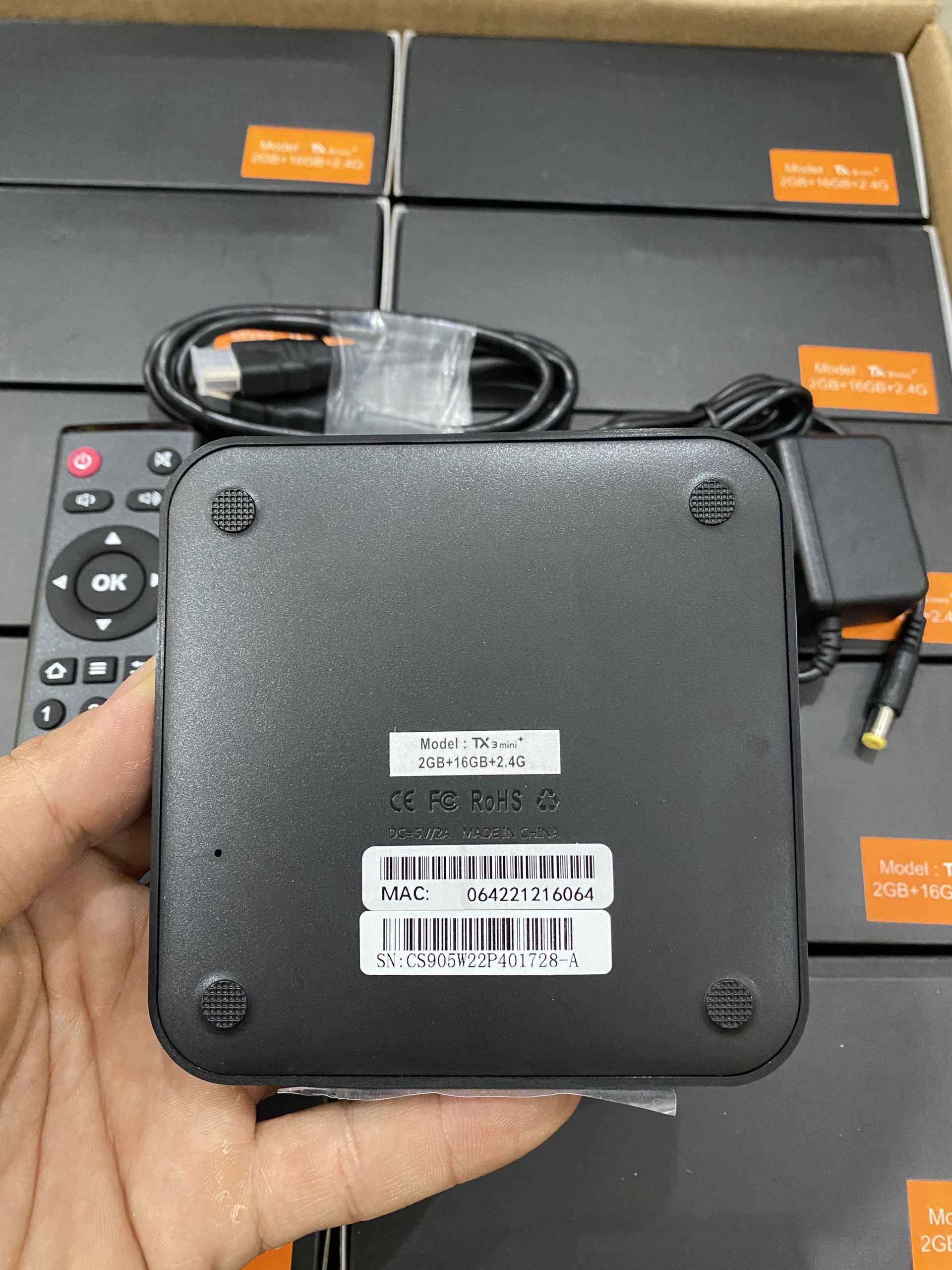 Tivi box . Android TV TX3 Mini Plus 2.4G, New 2023, S905W2, AndroidTV 11.0