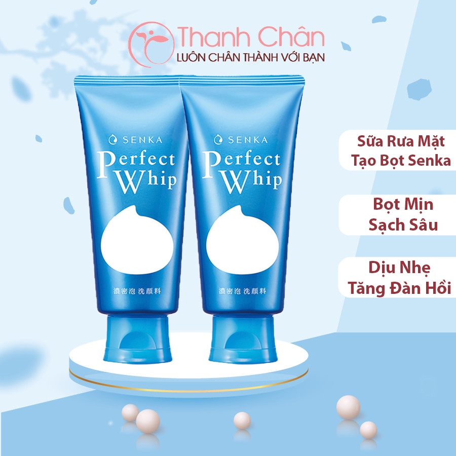 Sửa rửa mặt tạo bọt Senka Perfect Whip 120g