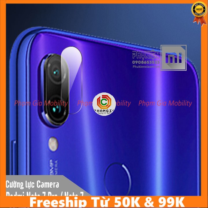 Cường lực camera xiaomi redmi 7, redmi 7a, redmi note 7, redmi note 7 pro