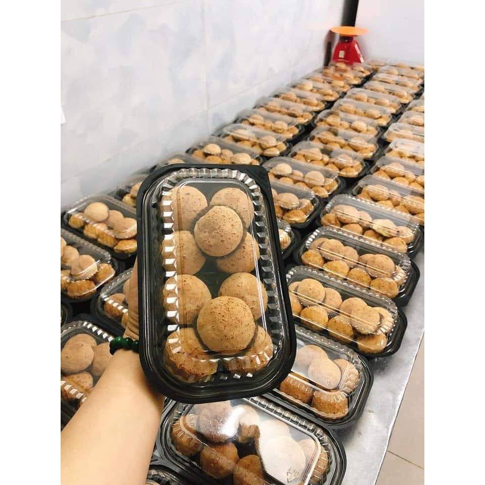 Hộp nhựa đế đen HT17 dùng một lần (combo 100 chiếc)