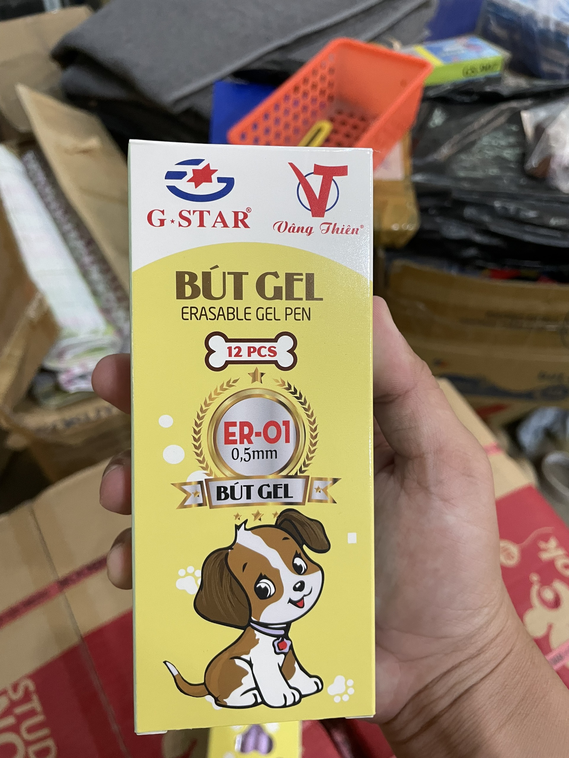 (Hộp 12 Cây) Bút gel xoá được ER-01 Gstar 0.5mm