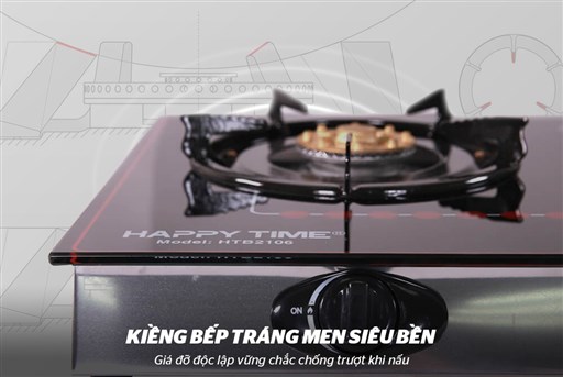 [FreeShip]BẾP GAS DƯƠNG KÍNH HAPPY TIME shb2022