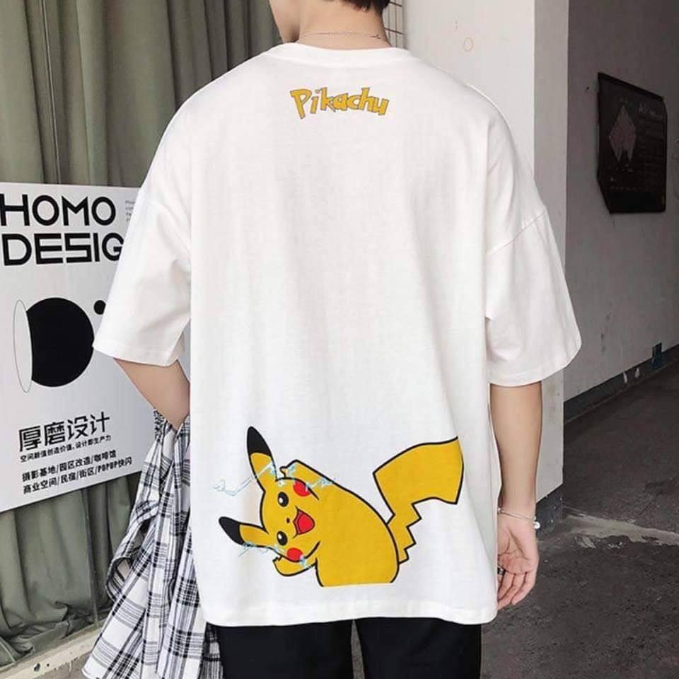 Áo thun stee pikachu unisex