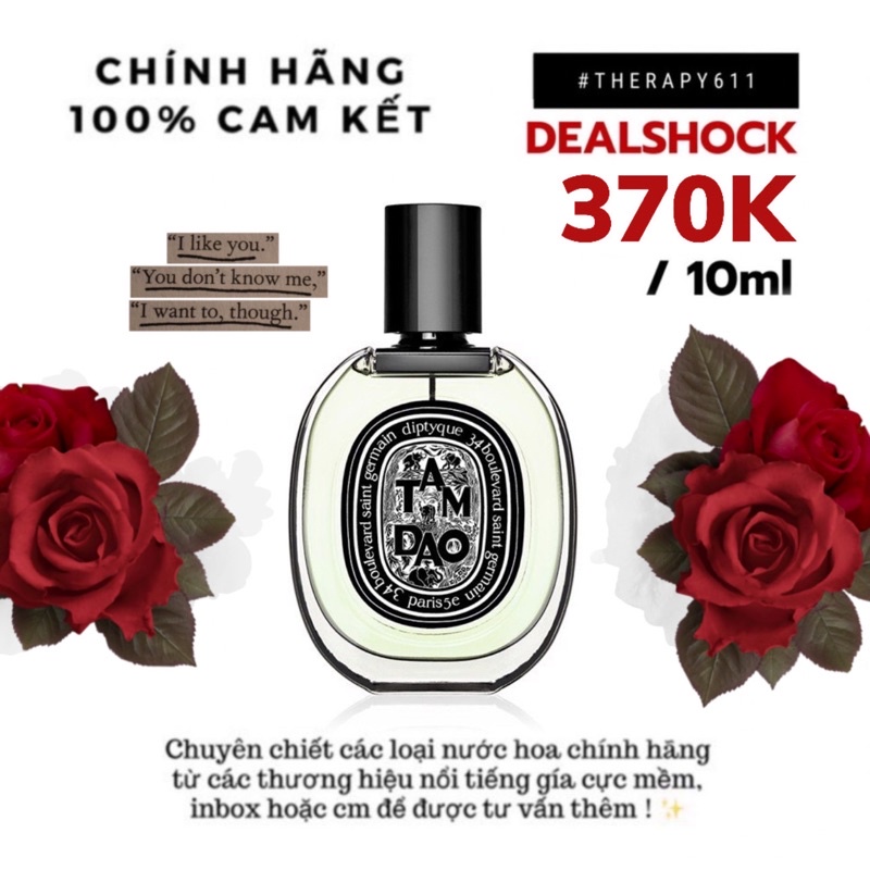 Nước hoa dùng thử Diptyque Tamdao EDP 5ml/10ml/20ml