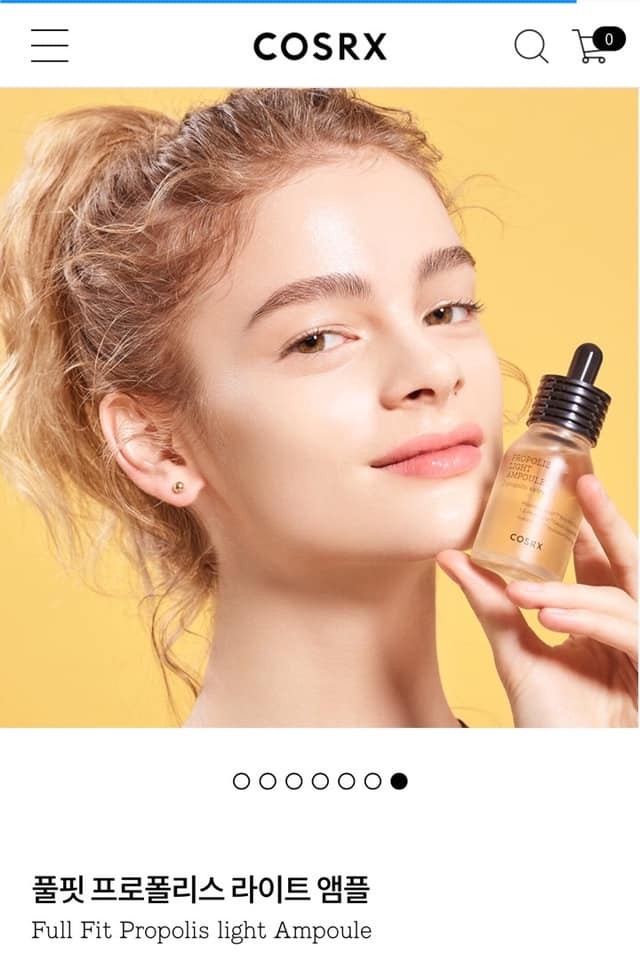 Tinh chất keo ong cosrx propolis light ampoule 30ml