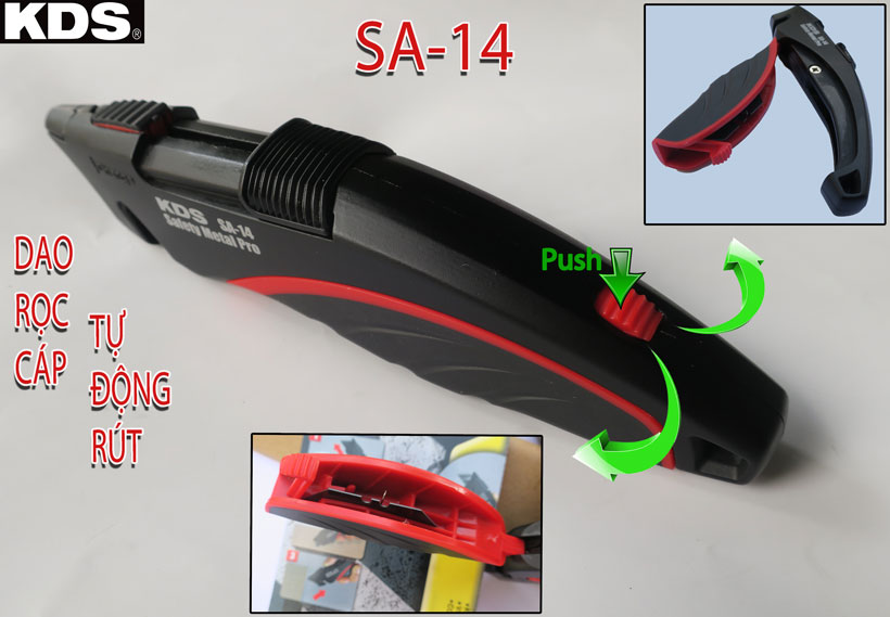 Dao rọc cáp đa năng tự động rút KDS SA-14