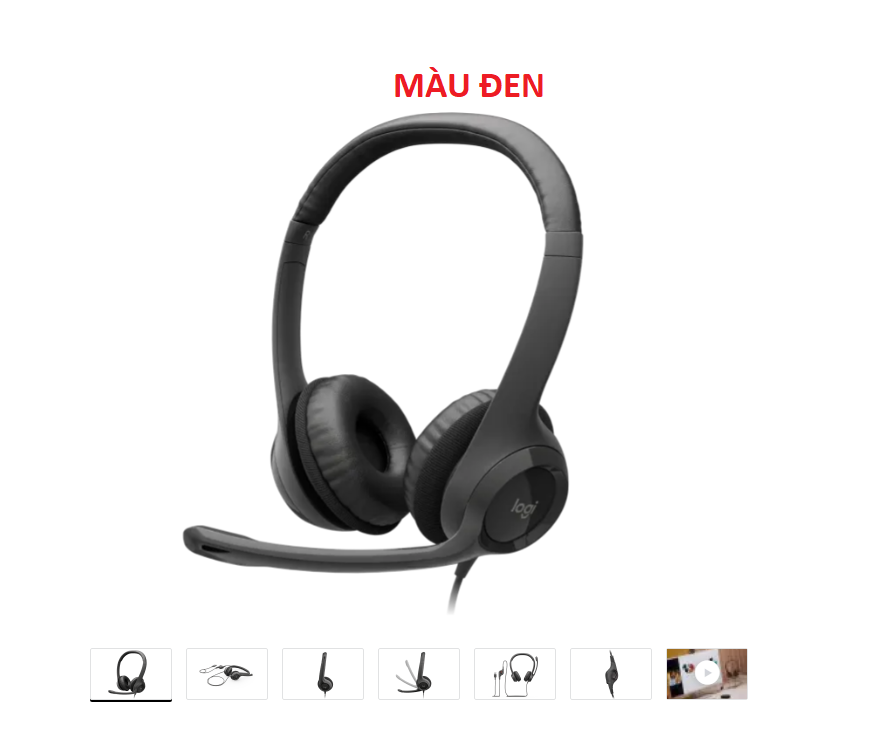Tai nghe máy tính cổng USB Logitech H390 Chính Hãng