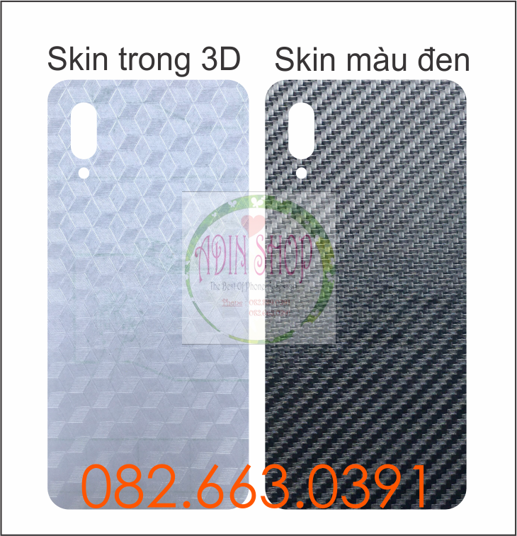 Miếng dán mặt lưng skin carbon Samsung A02