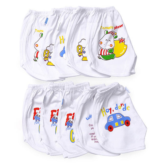 [HCM]Combo 5 Quần 100% Cotton Bossi In Hình Thú Cho Bé (Giao hình in ngẫu nhiên)