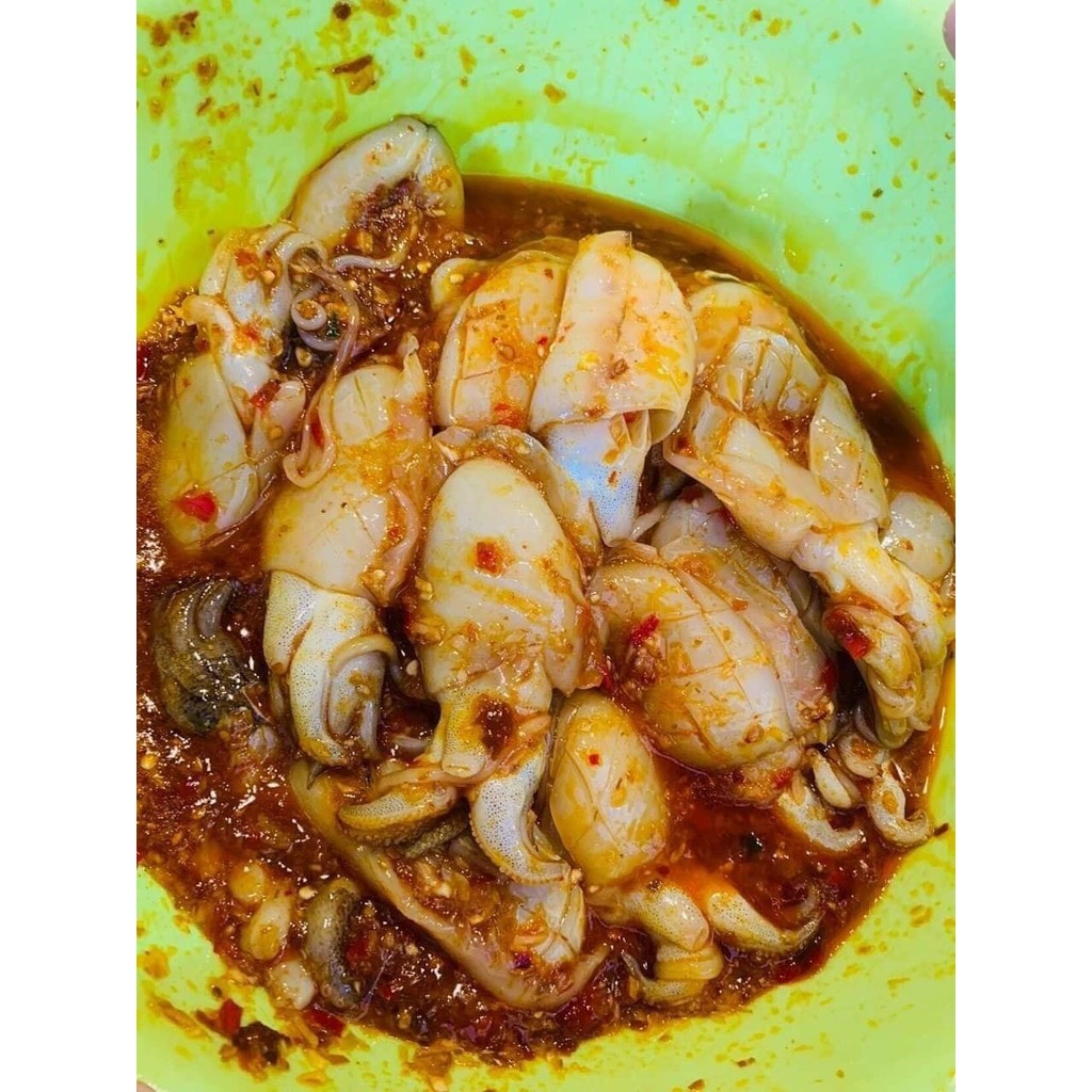 ✆  Mực Bầu 1KG ( Nang Nút)