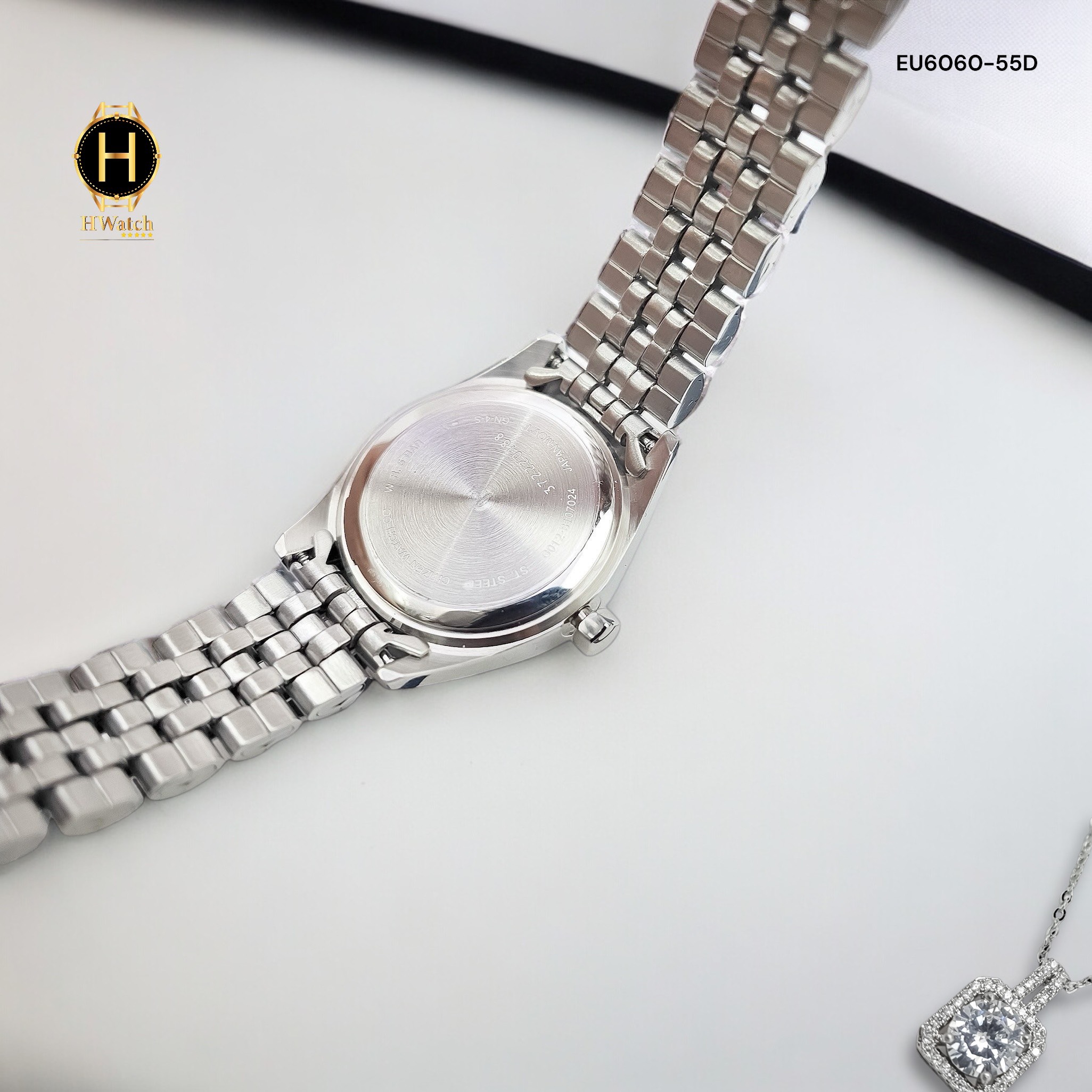 Đồng watch female citizen eu6060-55d machine quartz iron wire