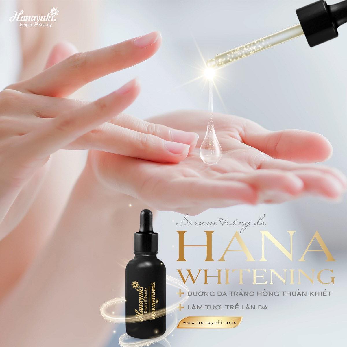 [HCM]Serum Dưỡng Trắng Da Hanayuki