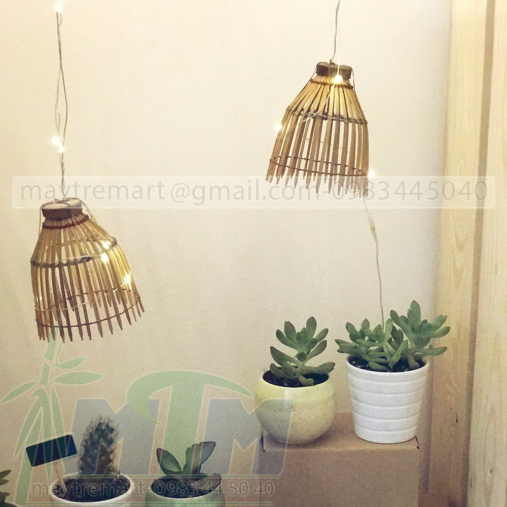 Giỏ tre nơm tre nhí / Phụ kiện trang trí