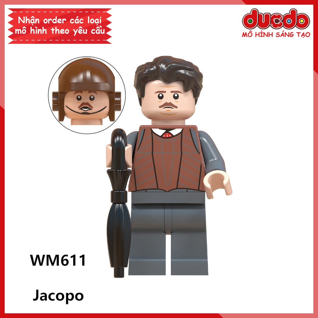 Minifigures các nhân vật trong Harry Pot.ter - Đồ chơi Lắp ghép Xếp hình Mini Mô hình WM 6048