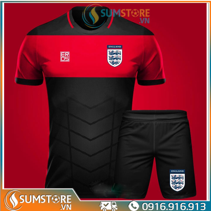 Áo Bóng Đá Thể Thao Nam Đội Tuyển Anh 03 - Đồ Đá Banh Độc Nhất 2021