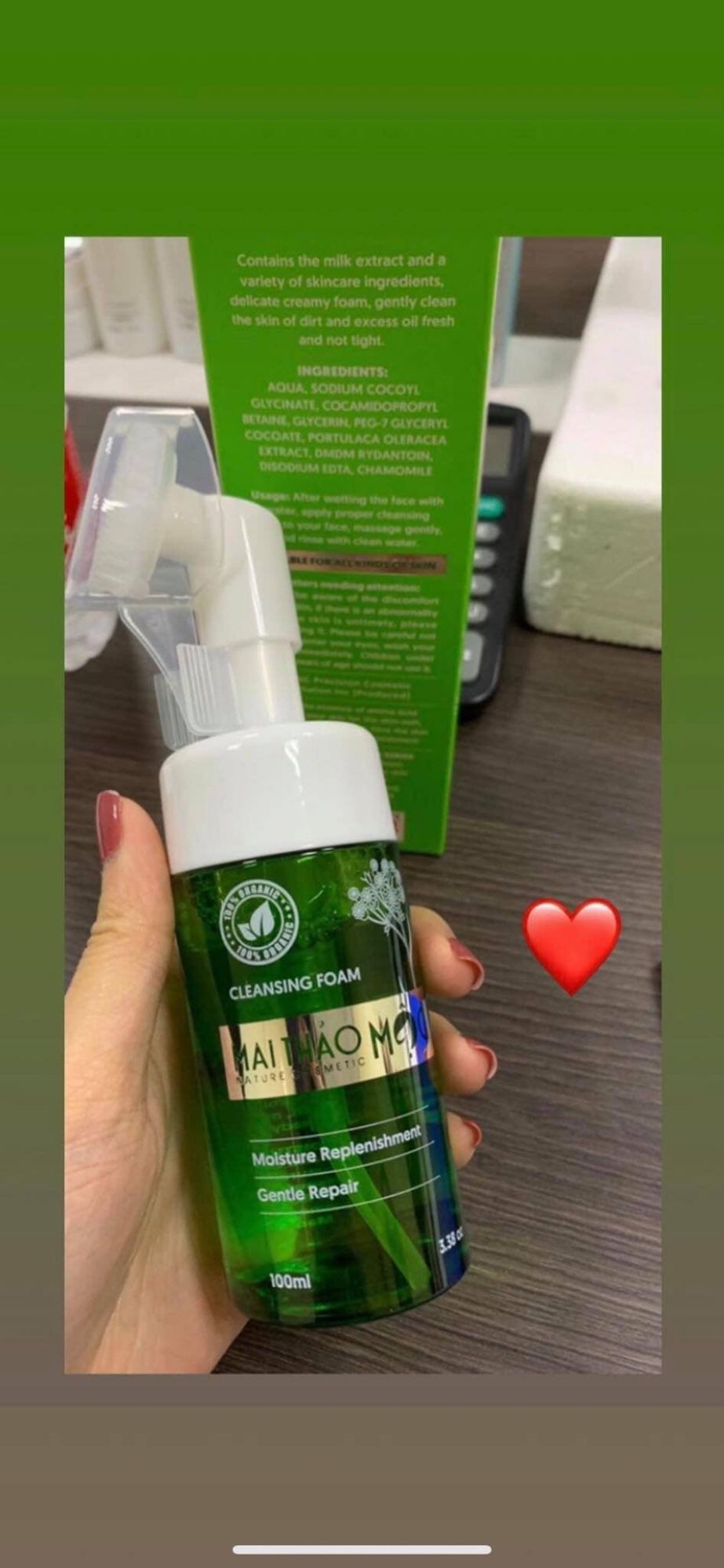 sửa rửa mặt mai thao môc