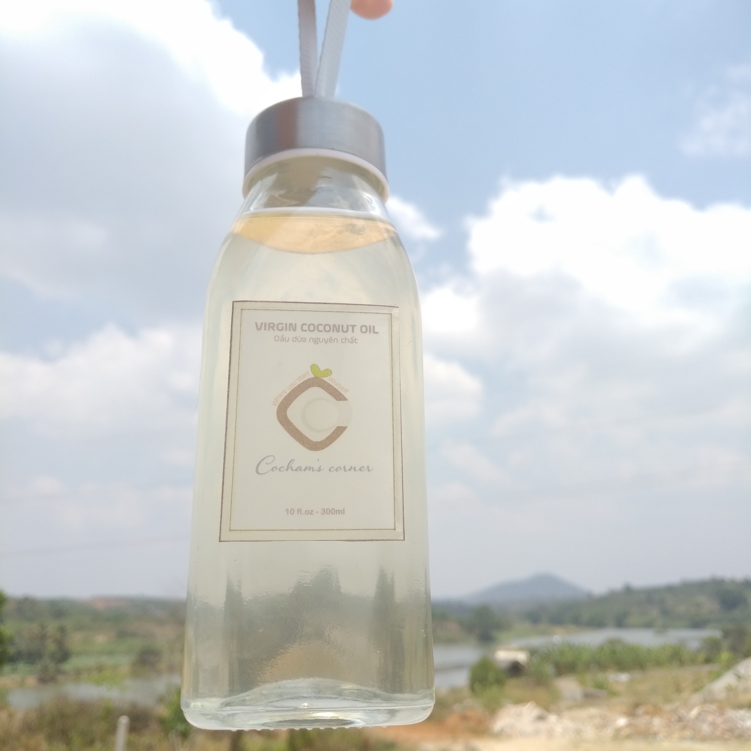 Dầu dừa nguyên chất 100% (Virgin Coconut Oil) - 300ml