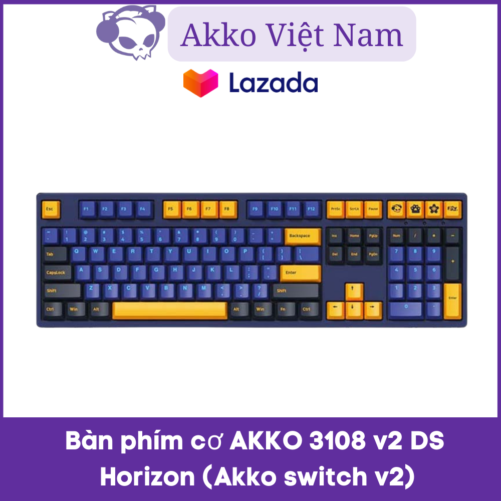 Bàn phím cơ AKKO 3108 v2 DS Horizon (Akko switch v2)