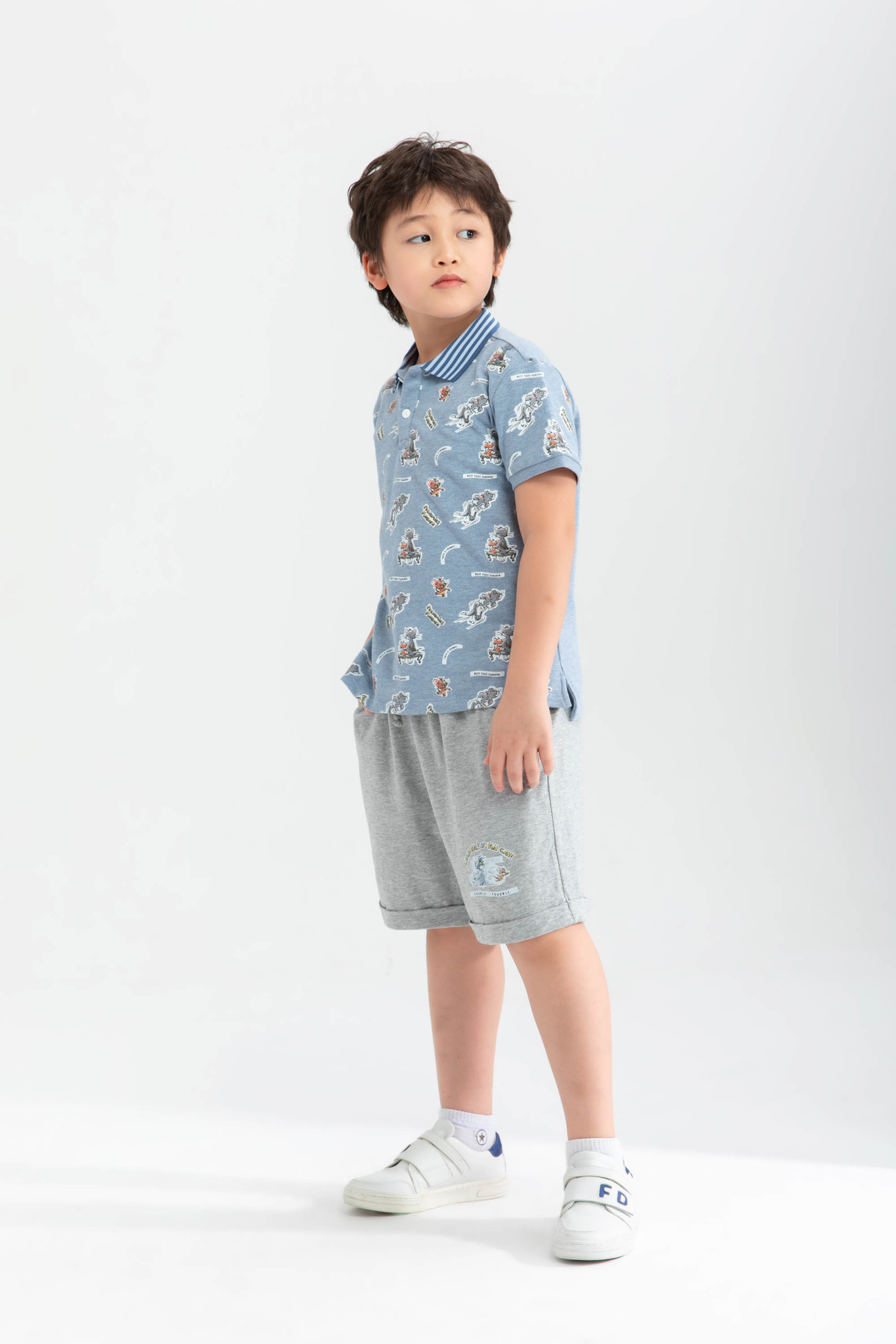 Quần bé trai thiết kế IVY moda MS 21K1213