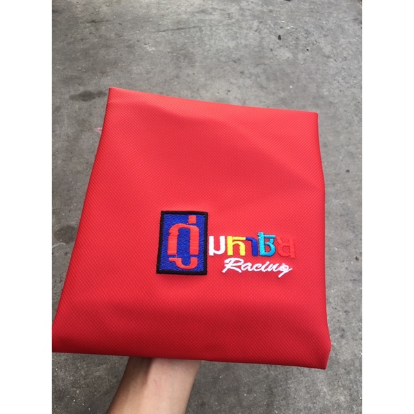Da yên đỏ chữ thêu thái cao cấp dành cho mọi dòng xe số exciter winner dream wave