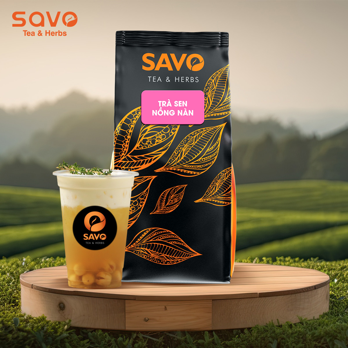[HCM]Trà SAVO Sen "Nồng Nàn" - Túi 500gr