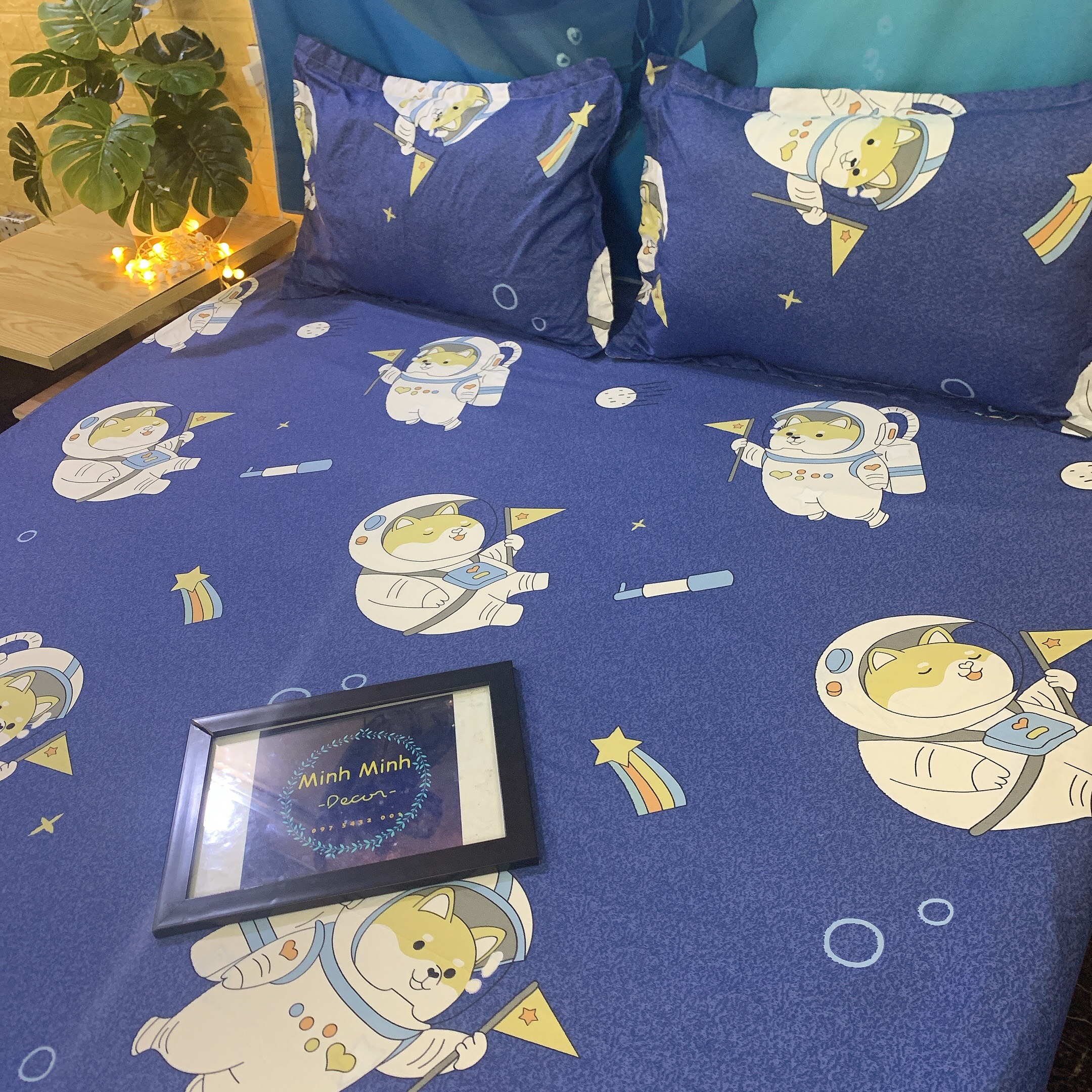 Set ga giường + 2 vỏ gối nằm