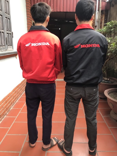 Áo Gió Honda 2 Mặt Đỏ Đen Cao Cấp