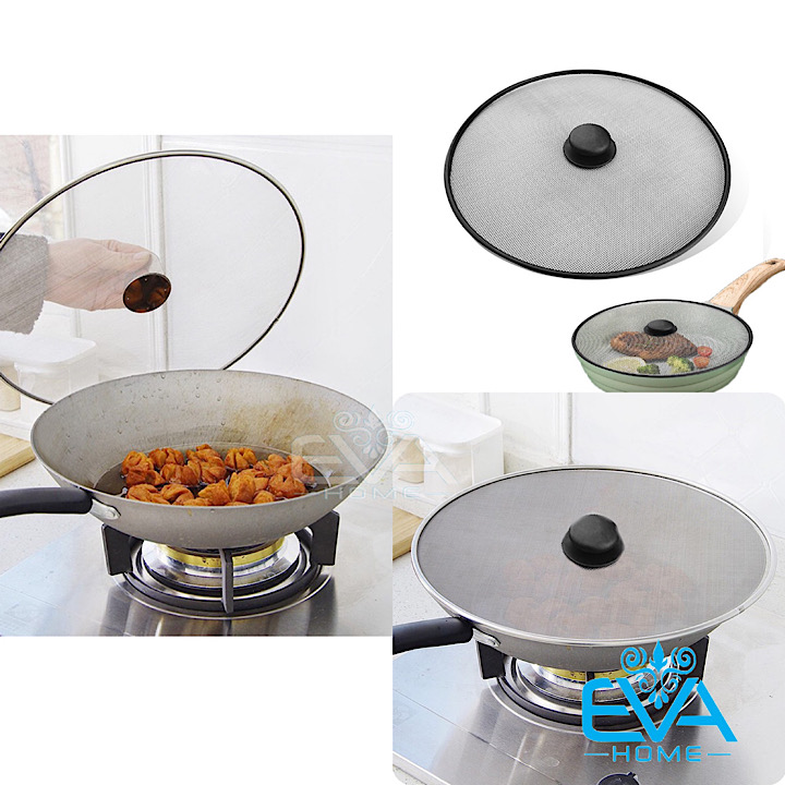 [HCM]Nắp Vung Lưới Chống Văng Dầu Mỡ Tiện Dụng