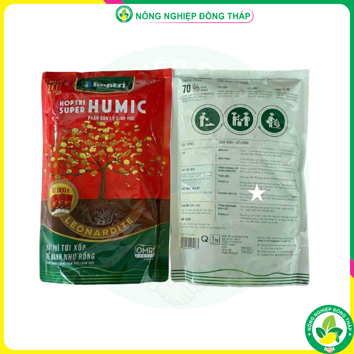 Phân bón lá sinh học HUMIC gói 1kg