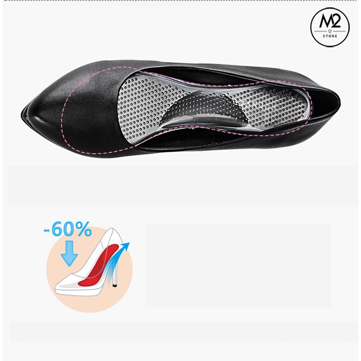 Lót giày cao gót silicon cả bàn C02