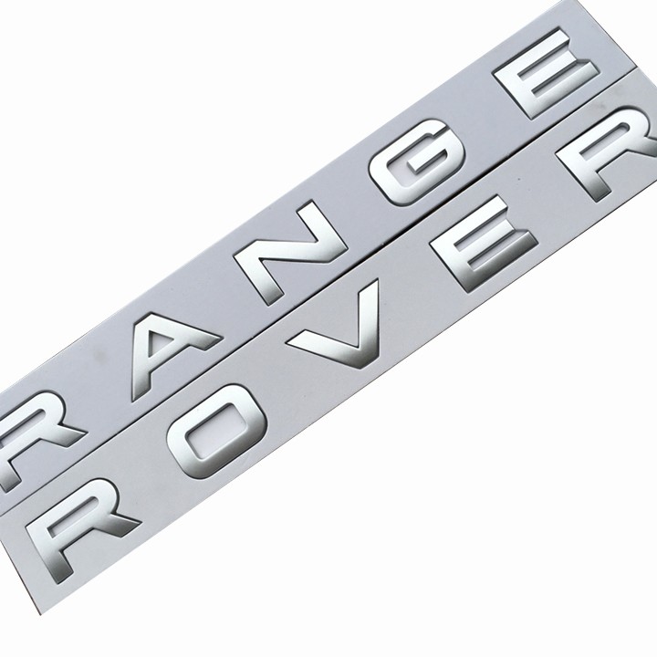 Tem Logo Chữ Nổi RANGE ROVER Dán Trang Trí Xe ANY CAR