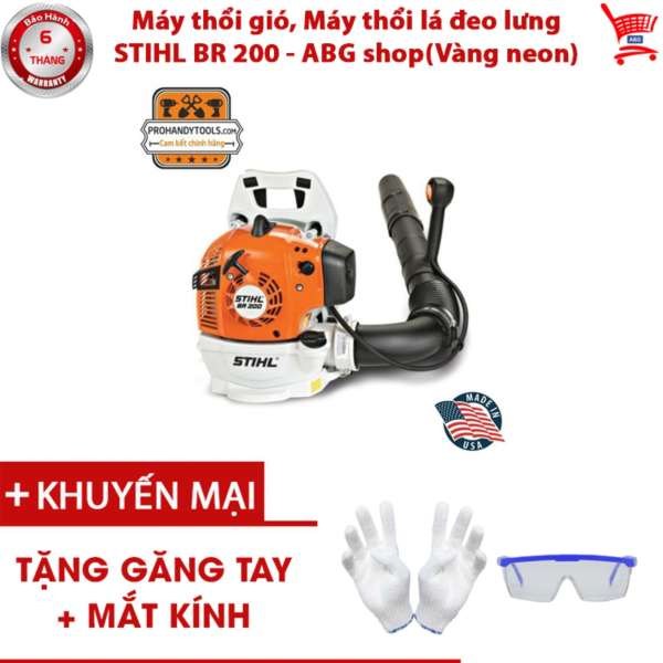 Máy thổi gió, Máy thổi lá đeo lưng STIHL BR 200 - ABG shop