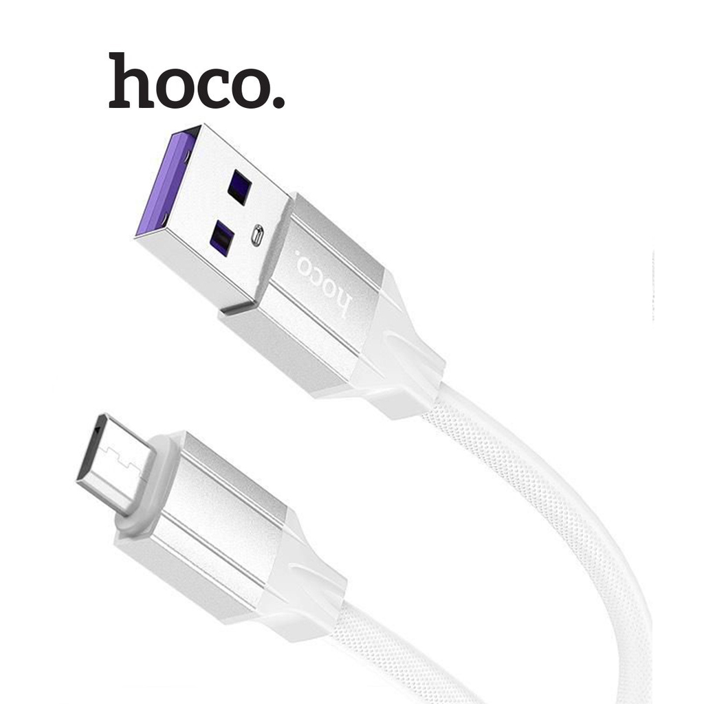 Cáp sạc 2.4A Hoco DU20 Micro dây TPE bện siêu bền cho Android dài 1M