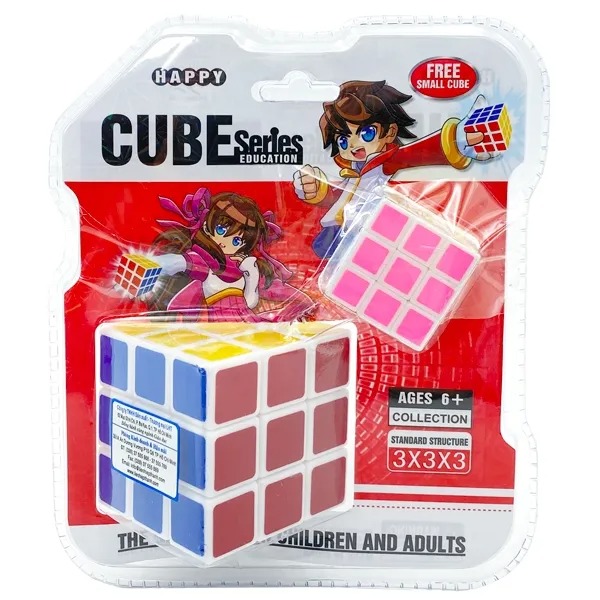 Bộ 2 rubik 3x3 389a xnk và 1 rubik móc khóa