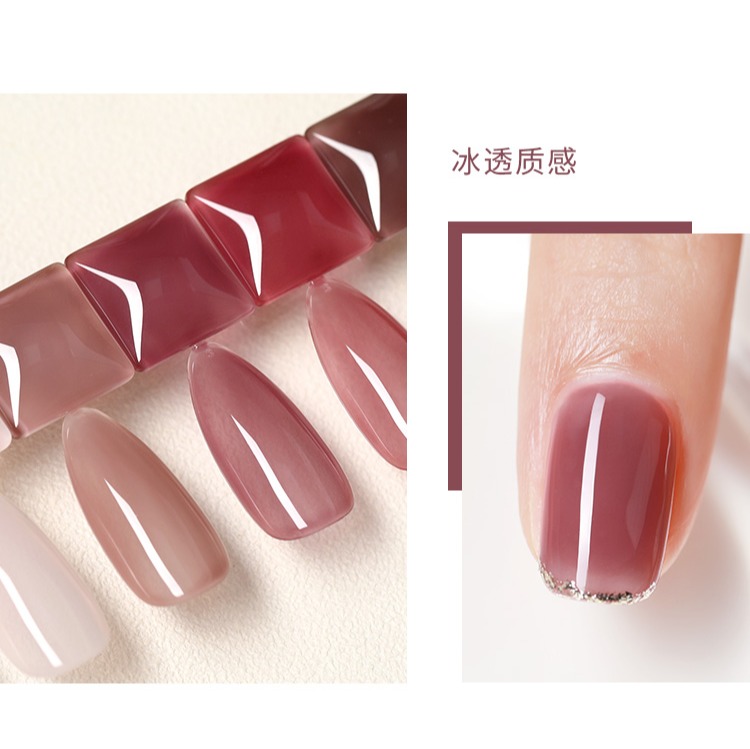 [HCM]Sơn gel AS - màu thạch đỏ nâu mã BDS