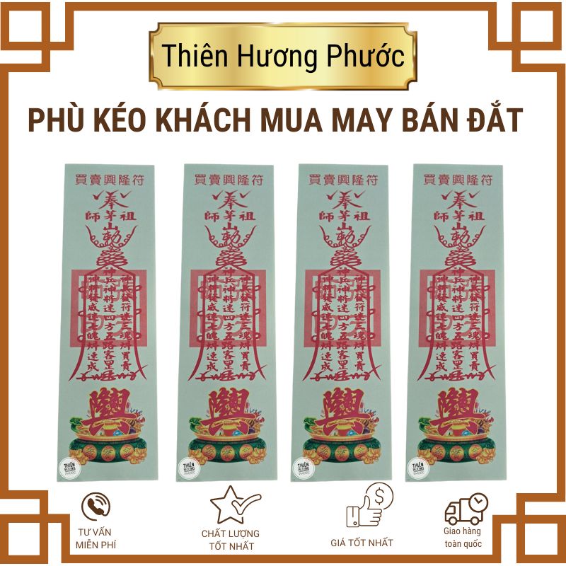 Phù Bình An Phong Thủy Vàng Mã